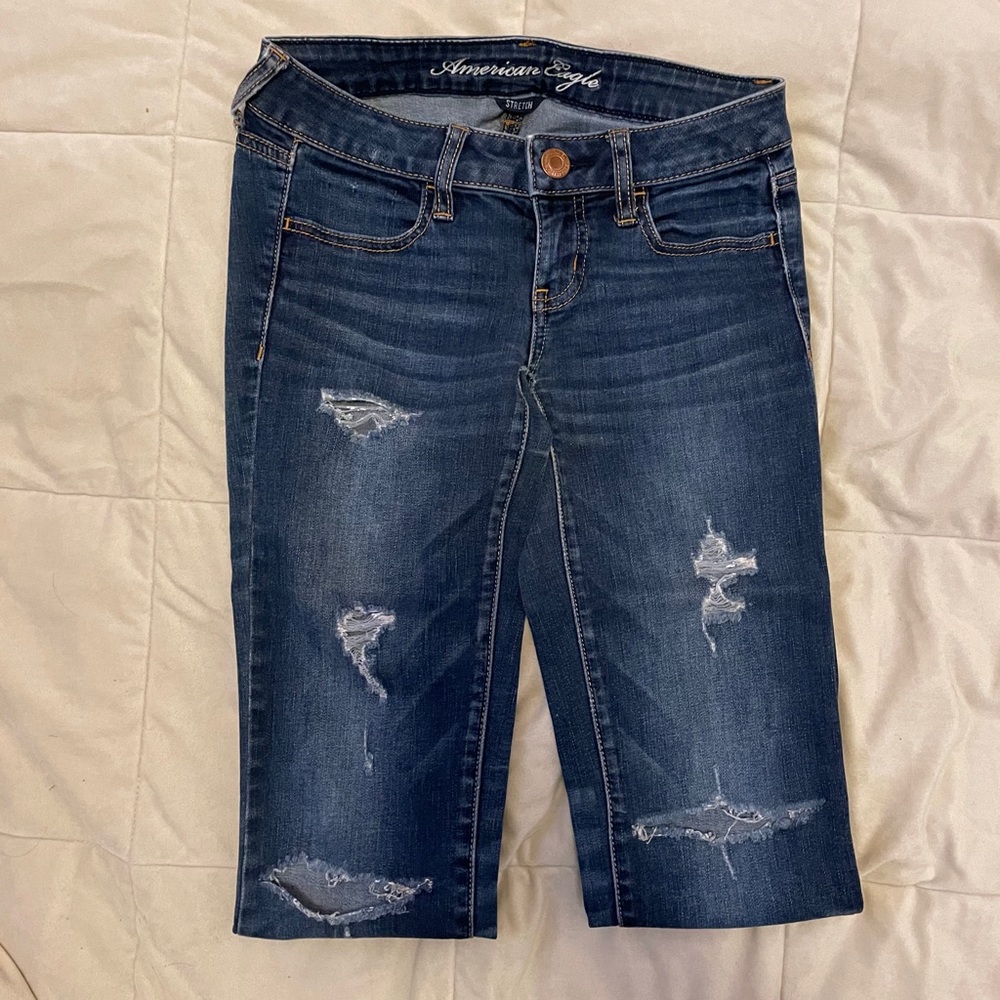 American Eagle Destroyed jeggings